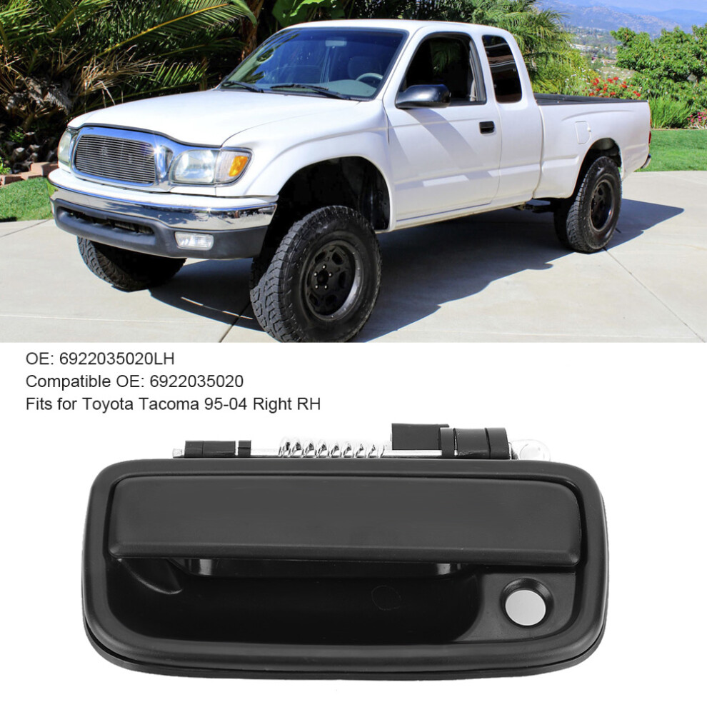 Outside Door Handle For Toyota Tacoma 95-04 Left Lh Abs Black 9341362459664