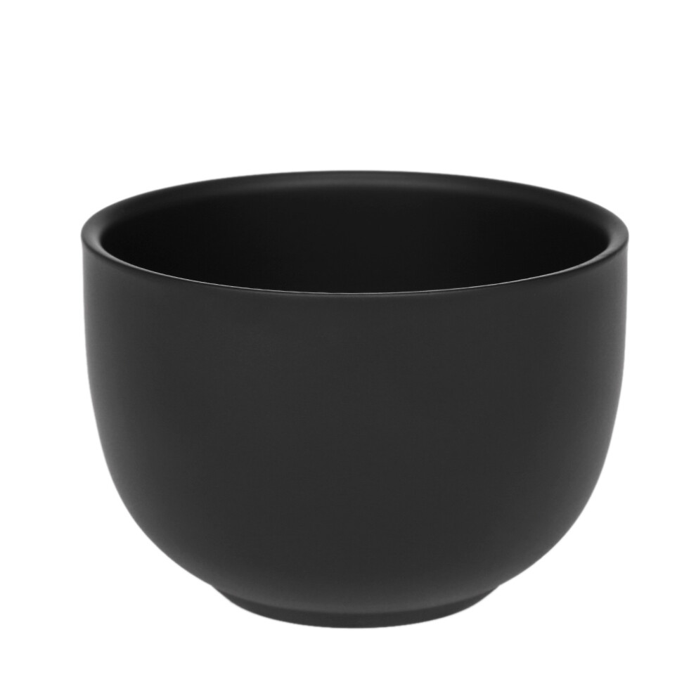 Black Stainless Steel Shaving Soap Bowl 8.2Cm Facial Hair Tool