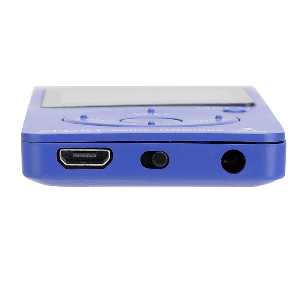 Mini Portable Fm/Am Radio With Digital Display & Pedometer - Abs Material 8421362459930