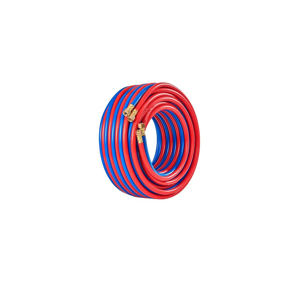8Mm Oxygen Acetylene Twin Hose Set With M16 Brass Connectors, High Pressure Flame Retardant Welding & Cutting Hose,50M 5M 9339159298558