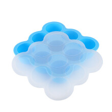 Flexibele, antiaanbak siliconen vriesvormen van voedselkwaliteit, gemakkelijk schoon te maken opbergbakjes met een morsvrije bodem voor een gezonde