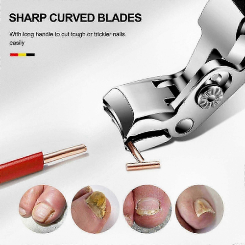 Ergonomic nail clippers for seniors with fast cutting 1