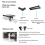 GPU Adjustable Support Frame GPU Brace Prevent Sagging Video Card Support Bracket for Chassis 12cm Fan Position Black 5