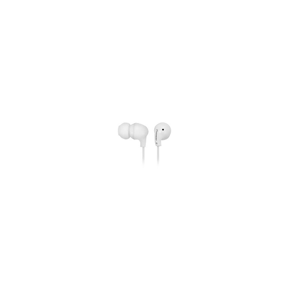 Pioneer Se-Cl712t-W Deep Bass Earphones, White 4573243090221