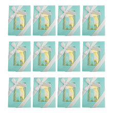Elegant huwelijksbedankje, creatieve flesopener in koningsblauw, delicate doosverpakking zorgt voor veilig transport, geschikt voor baby's