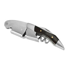 Premium Quality Corkscrew Wine Opener, Elegant Rosewood Grip Manual Bottle Opener, Heavy-Duty Stainless Steel for Easy Cork Removal