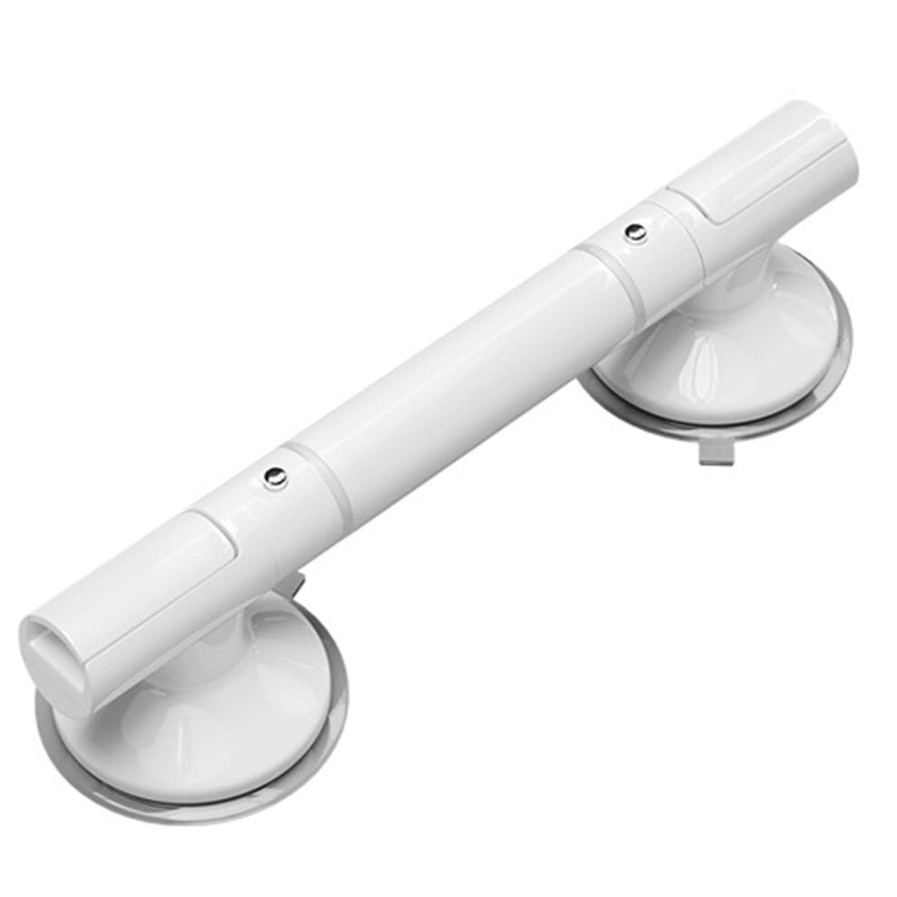 Fashion Anti Slip Hand Grips for Seniors Safety Bathroom Aid Bath Handle Punch Free Bathtub Support Bathroom Safety, White