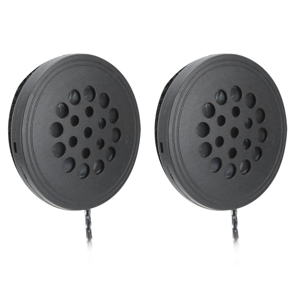 Wired Helmet Headphones Intercom Abs, 120Cm Cord Black 8461362462738