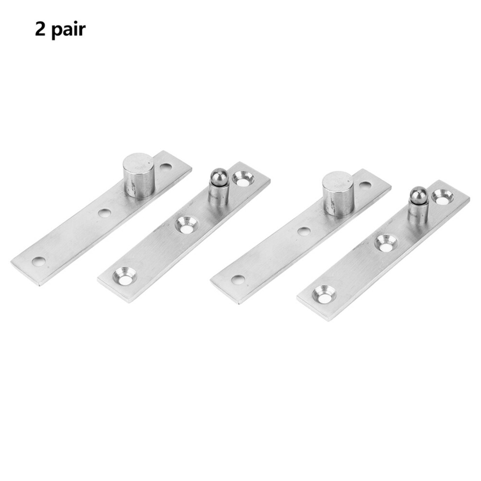 Stainless Steel 2Pcs 360 Rotating Door Hinges 95Mm Long Eccentric Pivot Set 8381362463019