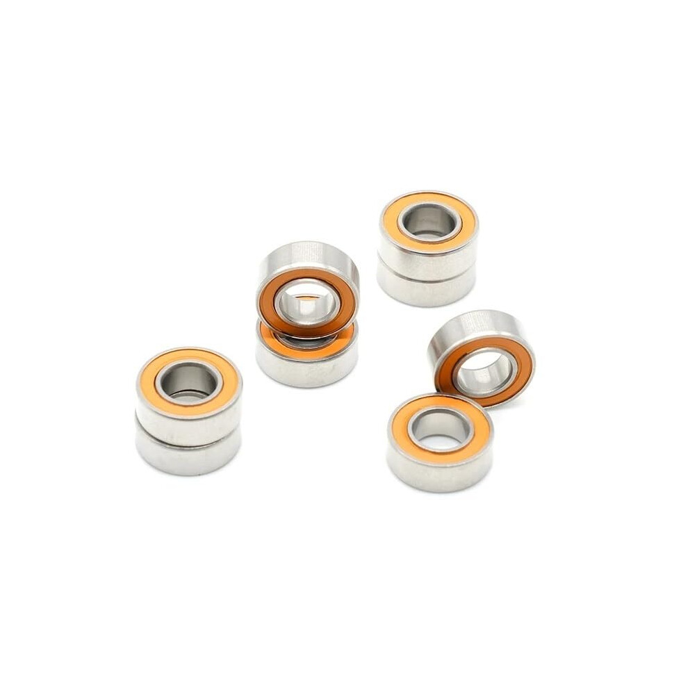 695-2Rs Bearing Abec-7 10Pcs 5X13x4 Mm Miniature 695Rs Ball Bearings 619/5Rs Z2v1 Sealed Bearing 695 2Rs Orange 9105992151493