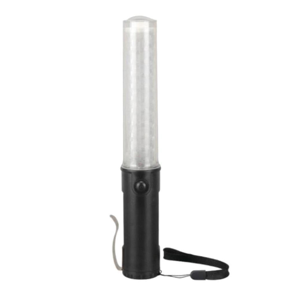 Convenient And Compact Traffic Wand Easy To Operate With Charged Led Glow Stick Abs Flashing Lights Glow Stickes, 26Cm 26Cm White 9339159299210