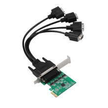 PCIe To DB9pin Expansion Card 2/4 DB9Pin Port For Professional Use In POS And Attendance PCIE Interfaces Adapter