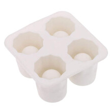 Bandeja de silicona resistente al calor para desmoldar fácilmente el hielo, moldes flexibles para bolas de hielo circulares, antiadherente para una