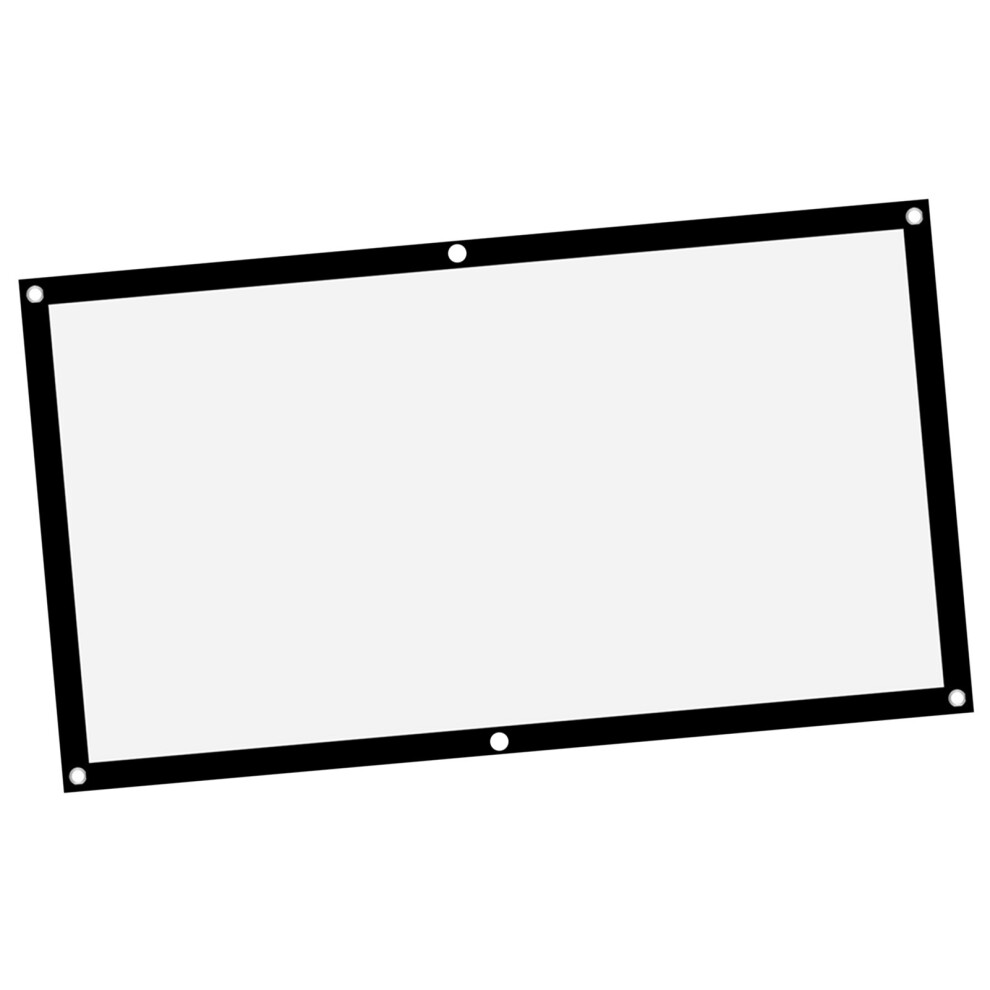Non Crease 60In Portable Projector Screen 16:9 Soft Polyester White 4901362465475