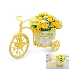 Dekorativt plantestativ, lite innendørs blomsterdisplaystativ med unikt design, sykkelformet blomsterholder for hjemmedekor, kreativt plantestativ
