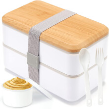 Gesunde Lunchboxen, auslaufsicher und tragbar, 1400 ml Fassungsvermögen, ideal für Arbeit oder Schule, mikrowellen- und spülmaschinengeeignet