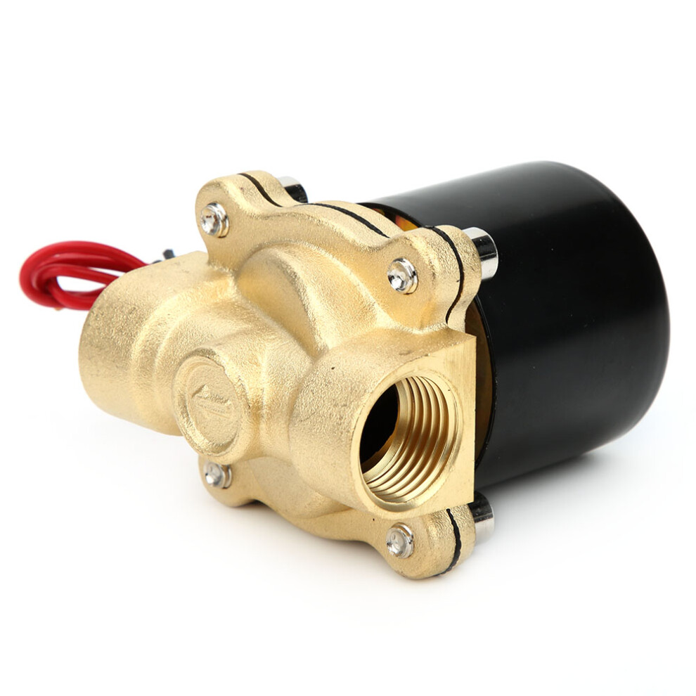 2W160-15 Normally Closed Brass Solenoid Valve 1/2In Bspp 12V 9491362464950