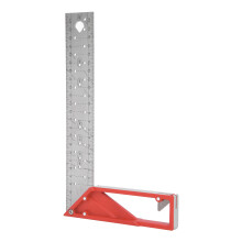 Edelstahl-Quadrat-Holzarbeitslineal 25 cm, 45/90 Zimmermannswerkzeug