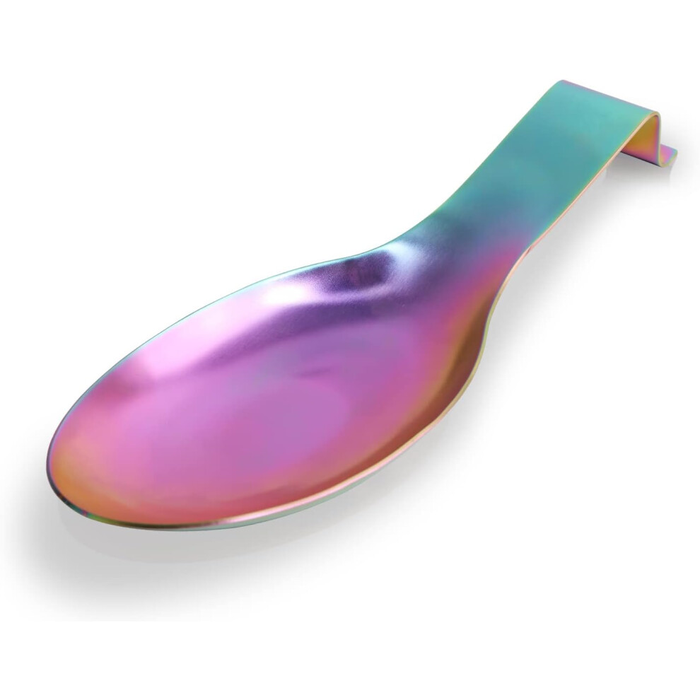 Elegant Kitchen Tool, Stainless Steel Spoon Rest Heavy Duty Solid Construction Ensures Long Time Usage, Unique Design Spatula Ladle Holder, Multifunct-image-OPC-PN2NN6K-NEW