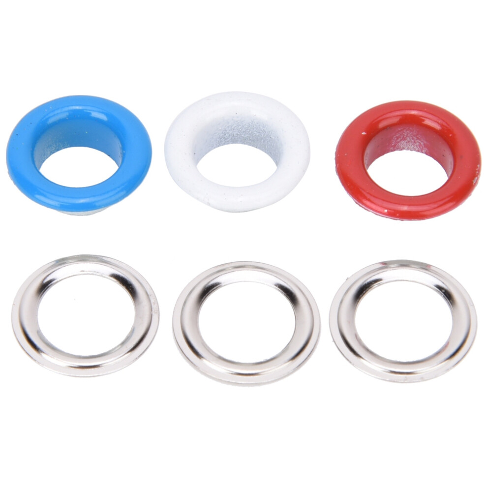 200Pcs Colorful Metal Eyelet Grommets 8Mm/10Mm For Diy Bags Shoes Clothing 4111362467540