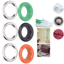 200 Stück farbige Metallösen mit Unterlegscheiben für DIY-Tasche, Schuhe, Kleidung 8mm/10mm