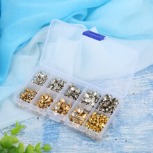 DIY Leder Taschen- & Kleidungsdekorationen 240 Stück Strass-Nieten-Rivetten-Set 6-9mm