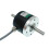 1pc 8mm solid shaft encoder with straight shaft, dual output, incremental encoder at both ends, concentric shaft 1
