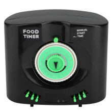 WT-180A Automatischer Fischfutterautomat, 2,4 cm Glas, Plastik, Timer & Manuell