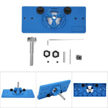 35 mm Scharnierbohrlehre-Set mit 26 mm Anschlag und 2 mm Bohrer