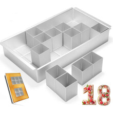 Set di taglia-torte a forma di numero per creazioni artistiche culinarie, in acrilico riutilizzabile e facile da pulire, ideali per decorazioni