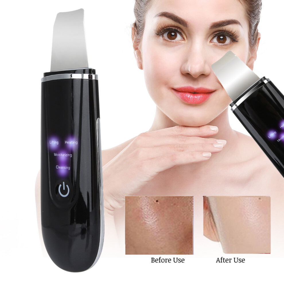 Rechargeable Ultrasonic Skin Scrubber for Blackhead Pimple and Pore Cleansing