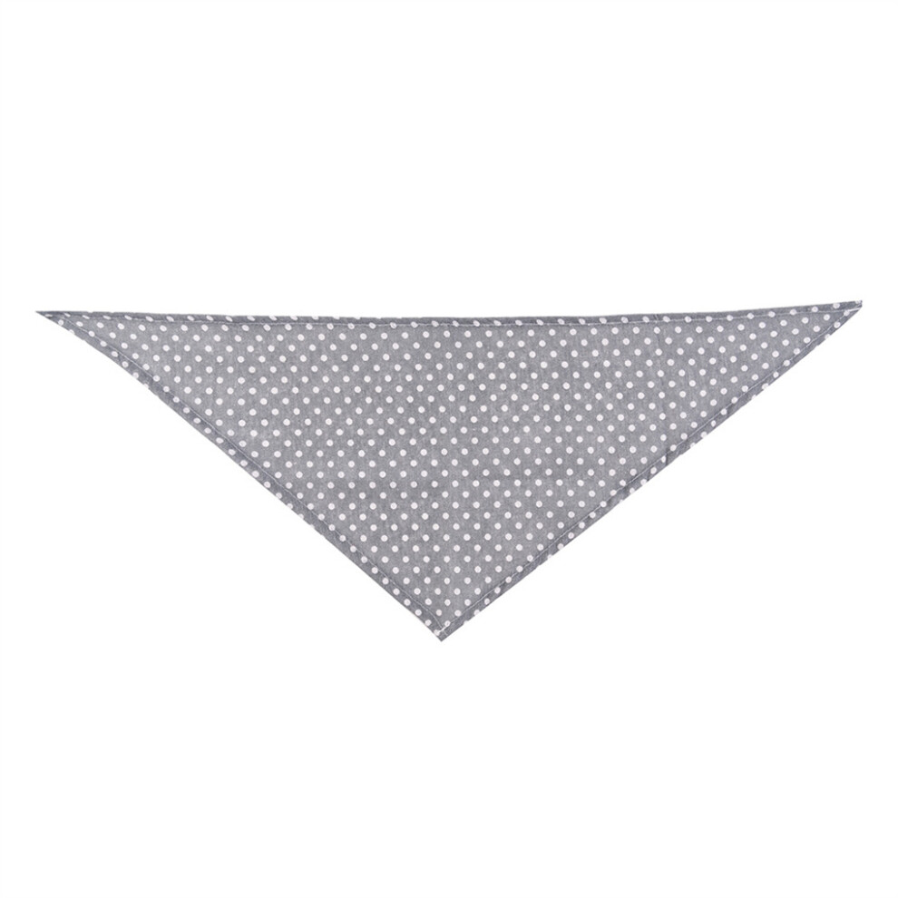 (Grey) Pet Slobber Scarf Cute Colorful Triangular Towel for 25-45cm Neck-image-OPC-PN2NSQZ-NEW