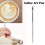 Στυλό για καφέ Latte, εργαλείο Latte Art από ανοξείδωτο ατσάλι με σπειροειδή βελόνα, 5