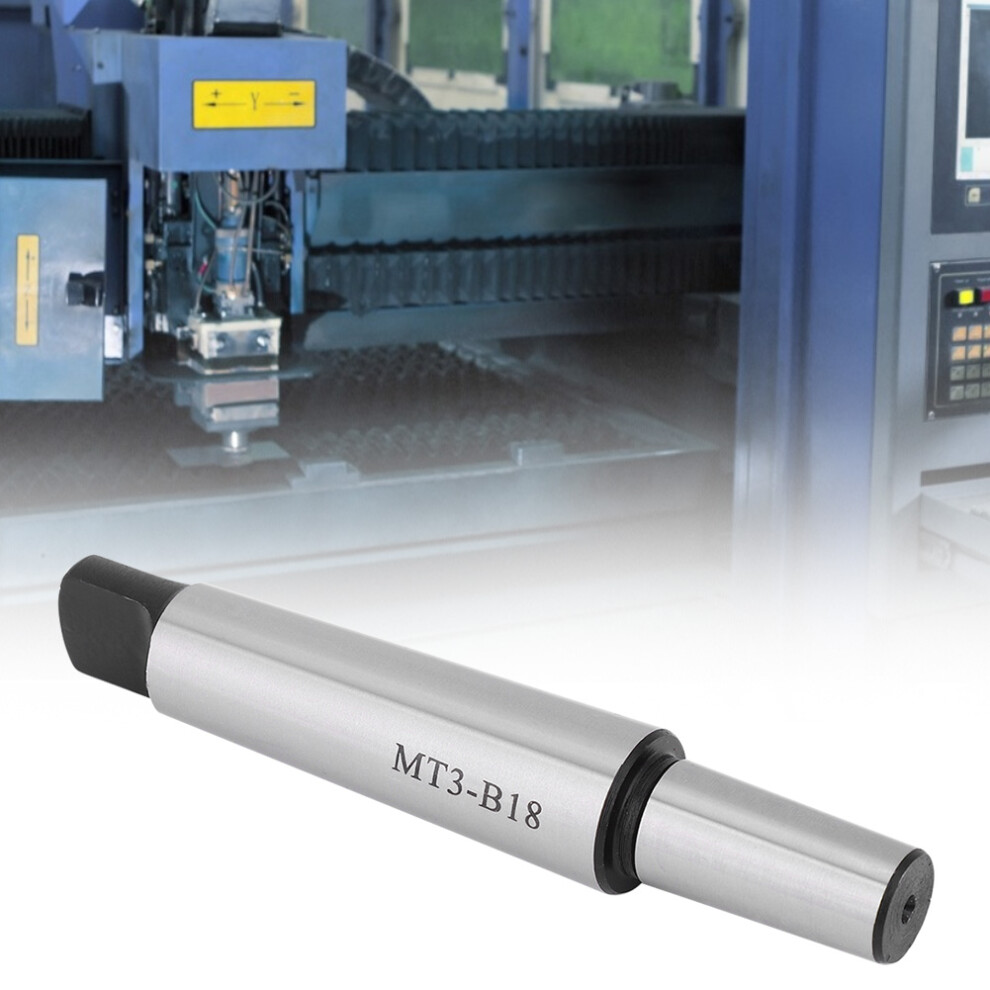 Industrial MT3-B18 Drill Chuck Arbor with Tang End & Morse Taper Precision Fit-image-OPC-PN2NWM5-NEW