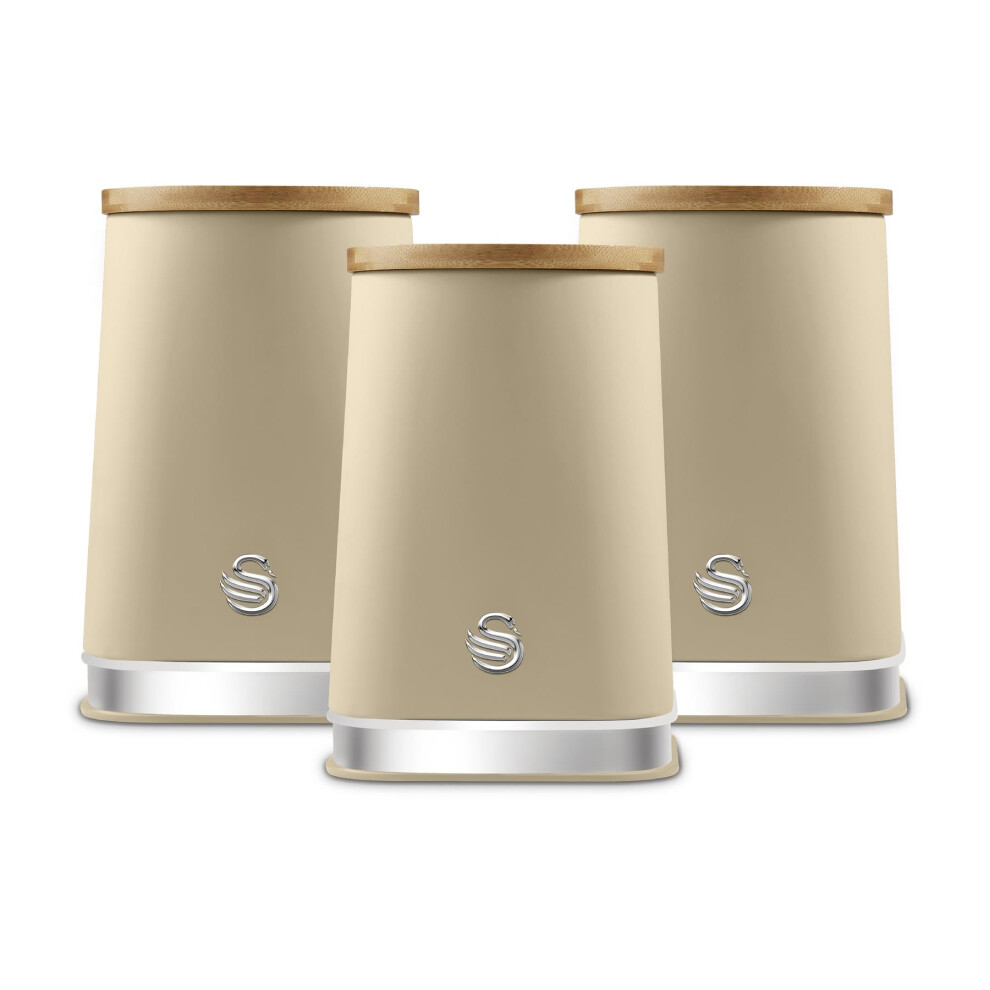 Swan Nordic Oatmeal Tea Coffee Sugar Canisters Storage Swka18524oat