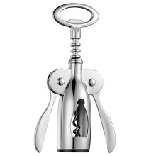 Vin- og ølåbner med ergonomisk skridsikkert vingehåndtag, minimal anstrengelse ved fjernelse af kork takket være dobbelt vingedesign, nem at