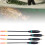 4PCS Balsa Wood Vertical Copper Head Fishing Float Bite Indicator 3