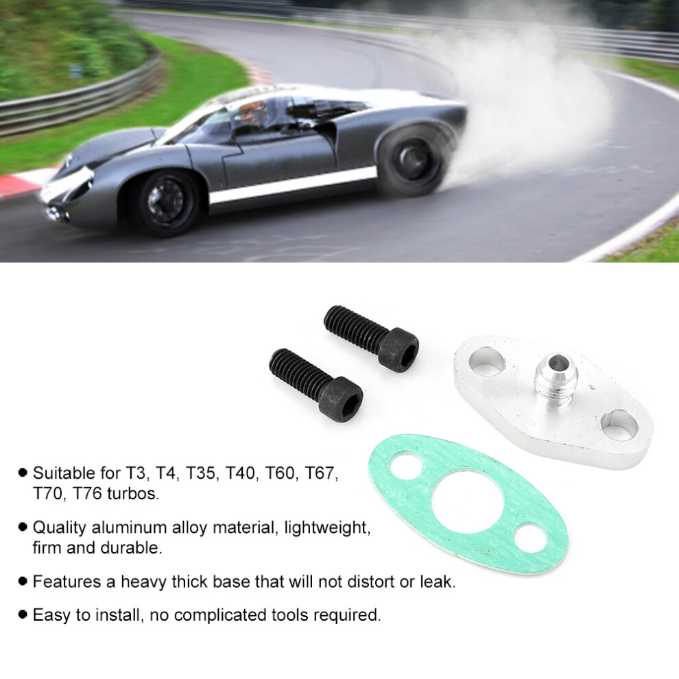 High-Performance An4 Oil Feed Inlet Flange Kit For T3 T4 Turbos 9421362471207