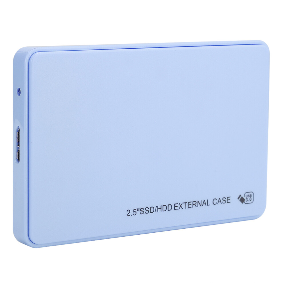 2.5In Usb3.0 External Hdd Enclosure Abs Case Sata Ssd Support Blue 8791362471660