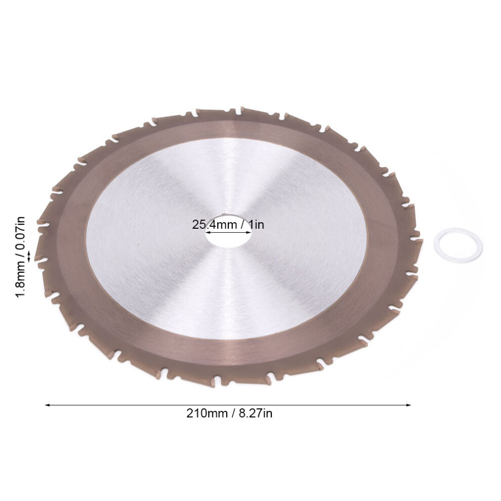 210Mm 24T Carbide Circular Saw Blade For Wood, 25.4Mm Bore 8461362471723