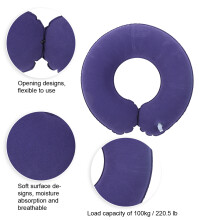 Ergonomic PVC Inflatable Seat Pad with Pump Portable Cushion for Comfort