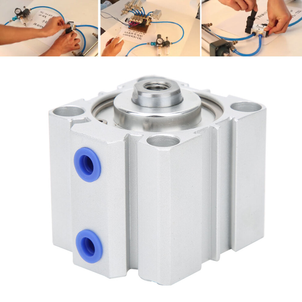 Compact Sda40x10 Pneumatic Cylinder Aluminum Double Action 10/15/20Mm 9481362473731