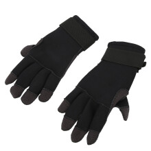 3mm Neoprene Dive Gloves Anti Wear Scratch Black L, Waterproof & Warm