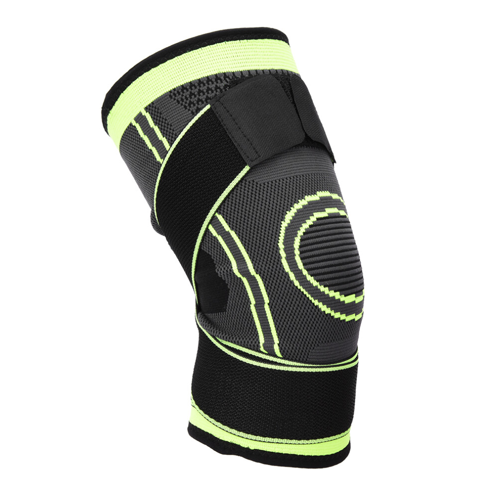 Breathable Winter Knee Pads For Exercise Sports Training Elastic Green S 9361362475310