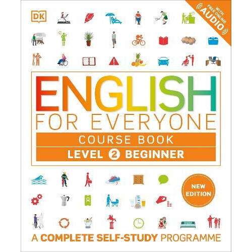 English for Everyone Course Book Level 2 Beginner by DK Paperback Book