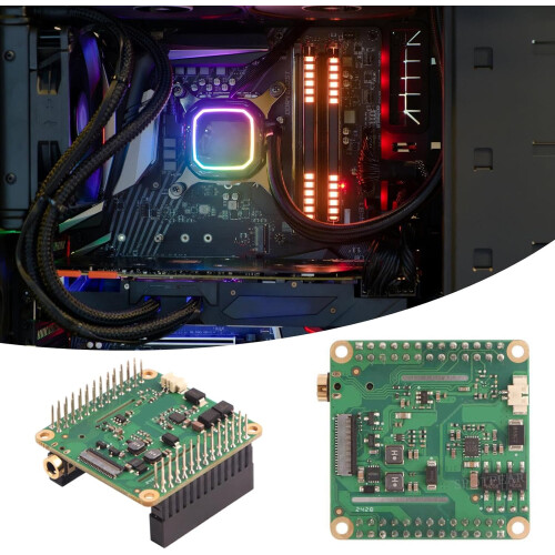Power Over Ethernet HAT With Auditory Output For Milk V Computing Projects Short Pin 2