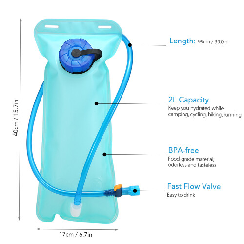 Foldable 2L Hydration Backpack for Cycling, Running & Outdoor Activities 1