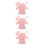3Ensembles Peignoirs Bébé En Rose Pour Usage 6