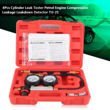 4Pcs Cylinder Leak Tester TU-21 for 0-100 PSI Engine Compression Leak Detection