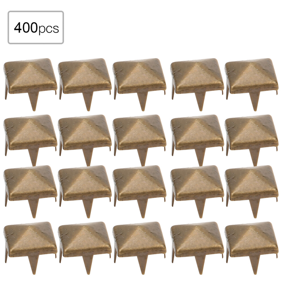 400 Sets Diy Leathercraft Spike Rivets 4Mm-7Mm Bronze Brass Accessories 4021362477367